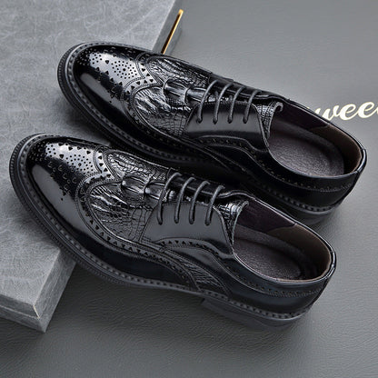 Oxford Brogue Croco — Edición Exclusiva Zenvaro + Kit de Cuidado Premium de Regalo