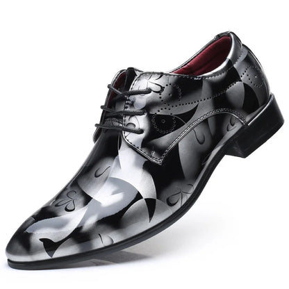Brogue Derby Metalico — Edición Avant-Garde Zenvaro