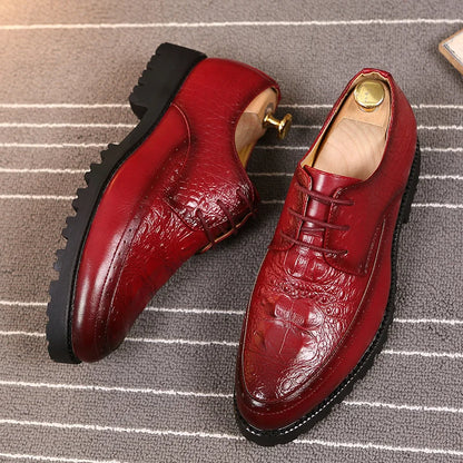 Derby Croco Platform — Edición Oscura Zenvaro