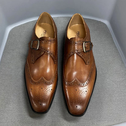 Monkstrap Brogue — Colección Zenvaro