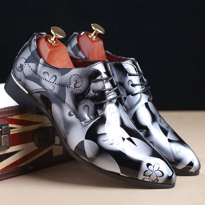Brogue Derby Metalico — Edición Avant-Garde Zenvaro
