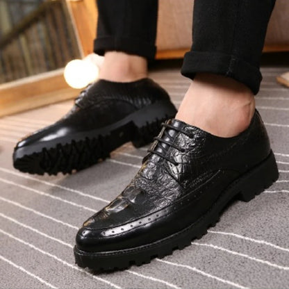 Derby Croco Platform — Edición Oscura Zenvaro