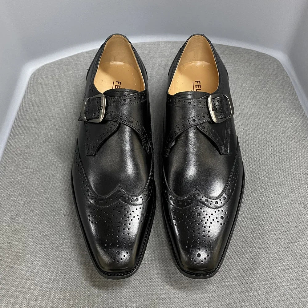 Monkstrap Brogue — Colección Zenvaro