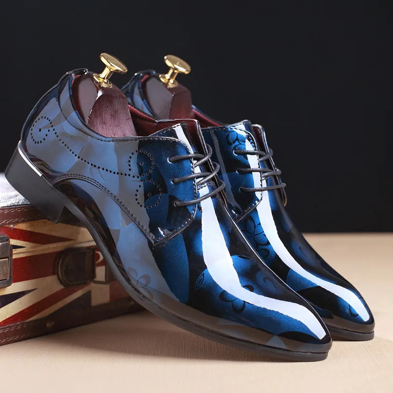 Brogue Derby Metalico — Edición Avant-Garde Zenvaro