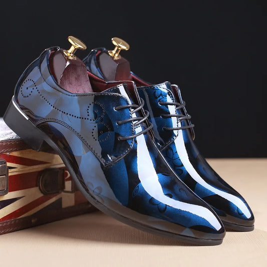 Brogue Derby Metalico — Edición Avant-Garde Zenvaro