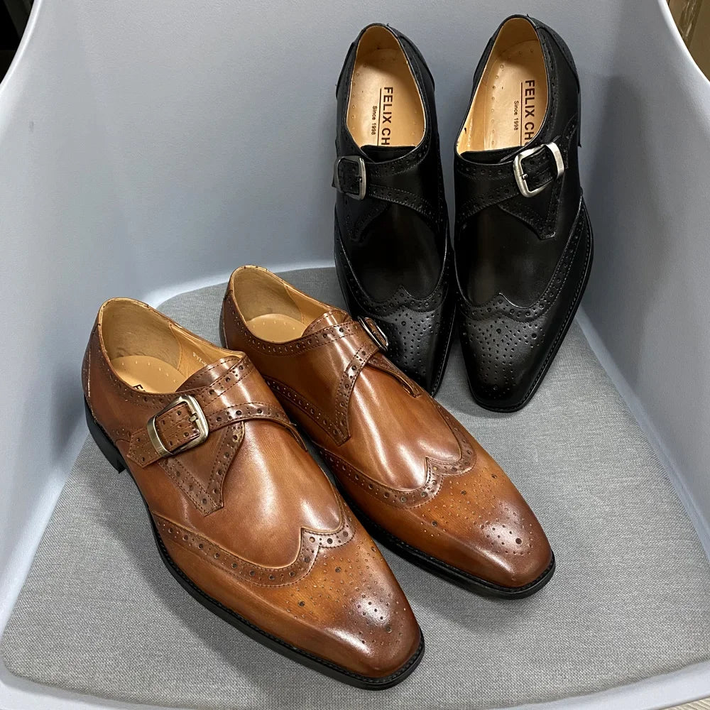 Monkstrap Brogue — Colección Zenvaro