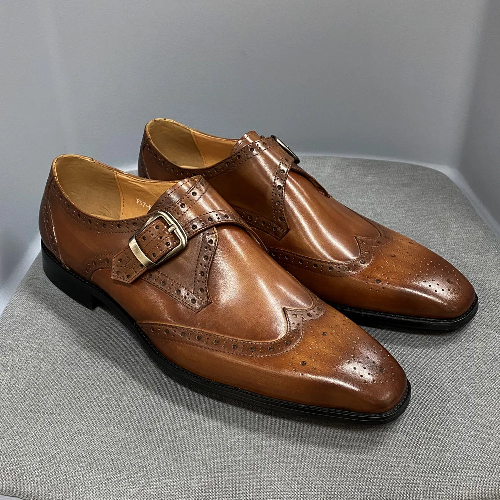 Monkstrap Brogue — Colección Zenvaro