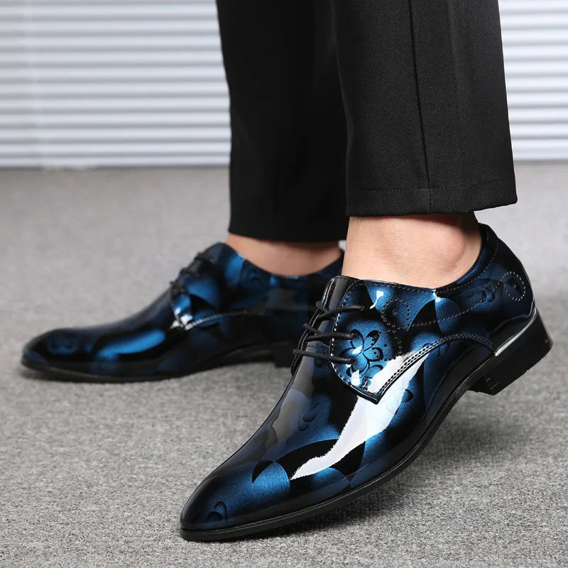 Brogue Derby Metalico — Edición Avant-Garde Zenvaro